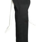PIERRE CARDIN-1990s Black Shift Dress, Size 6