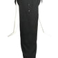 PIERRE CARDIN-1990s Black Shift Dress, Size 6