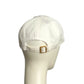 2020s NWT Ivory Cotton Logo Cap, Size Small