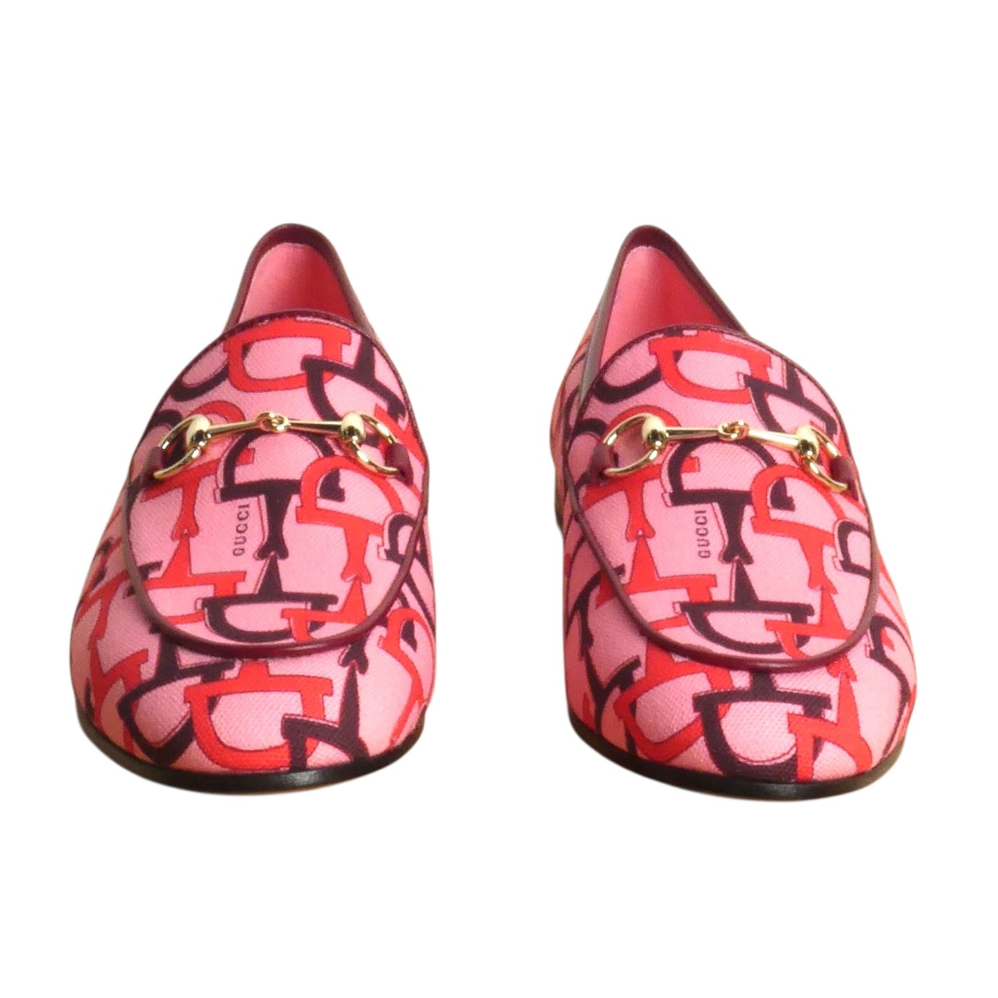 GUCCI- NIB Pink Jordaan Loafers, Multiple Sizes Available