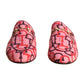 GUCCI- NIB Pink Princetown Horsebit Print Mules, Multiple Sizes Available