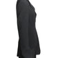 CHRISTIAN DIOR- 2016 Black Wool & Pleated Chiffon Blazer, Size 12