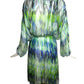 Printed Chiffon Dress, Size Small