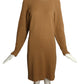 c.1980 Camel Hair Sweater Dress, Size Medium