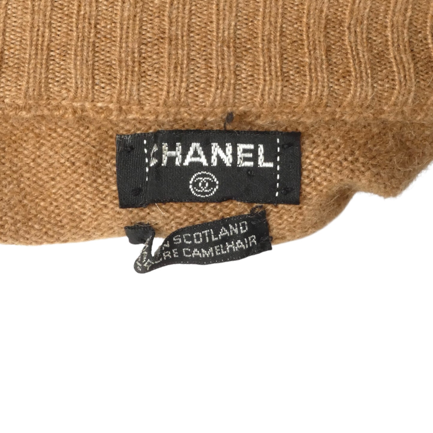 c.1980 Camel Hair Sweater Dress, Size Medium