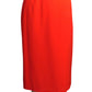 1970s Wool Gabardine Skirt, Size 8