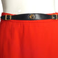1970s Wool Gabardine Skirt, Size 8