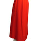 1970s Wool Gabardine Skirt, Size 8