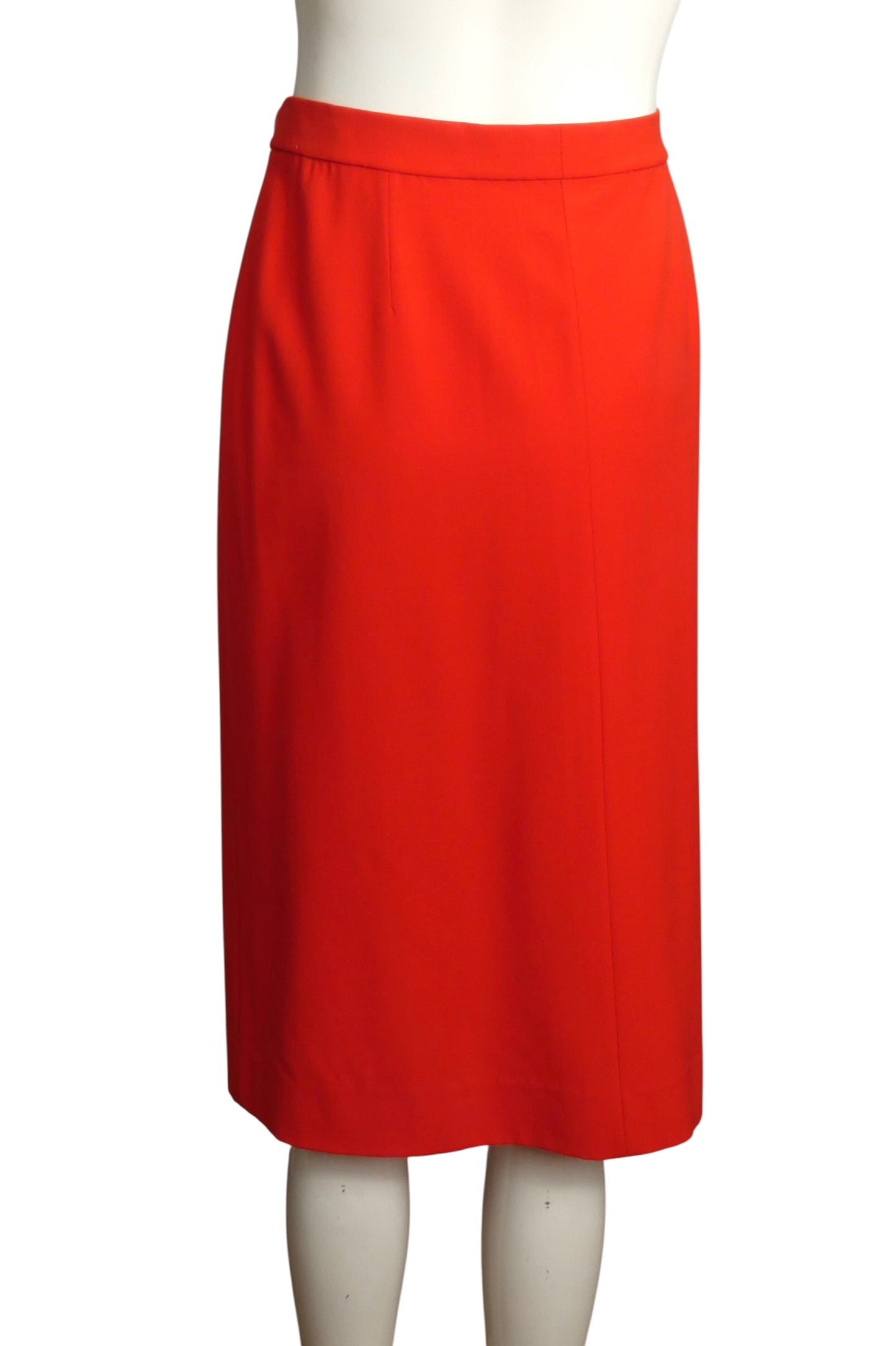 1970s Wool Gabardine Skirt, Size 8
