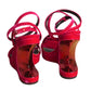 2022 NIB Velvet Wedge Sandals, Size-36.5