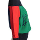 JC DE CASTELBAJAC- 1990s Color Block Sweater, Size 6