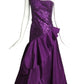 1990s Purple Sequin & Taffeta Ballgown, Size 2 Petite