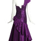 1990s Purple Sequin & Taffeta Ballgown, Size 2 Petite