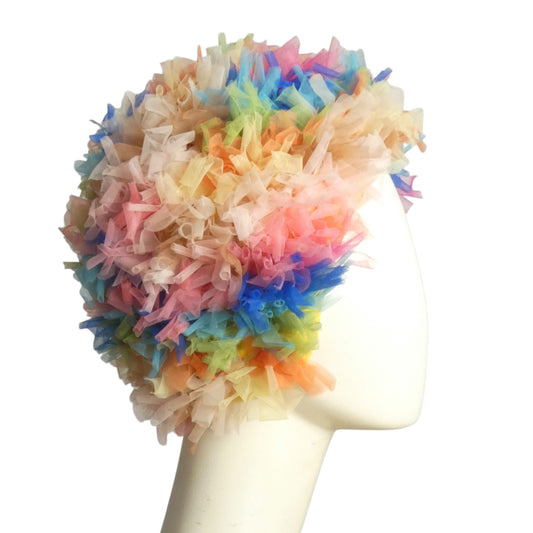 1960s Tulle Swim Cap