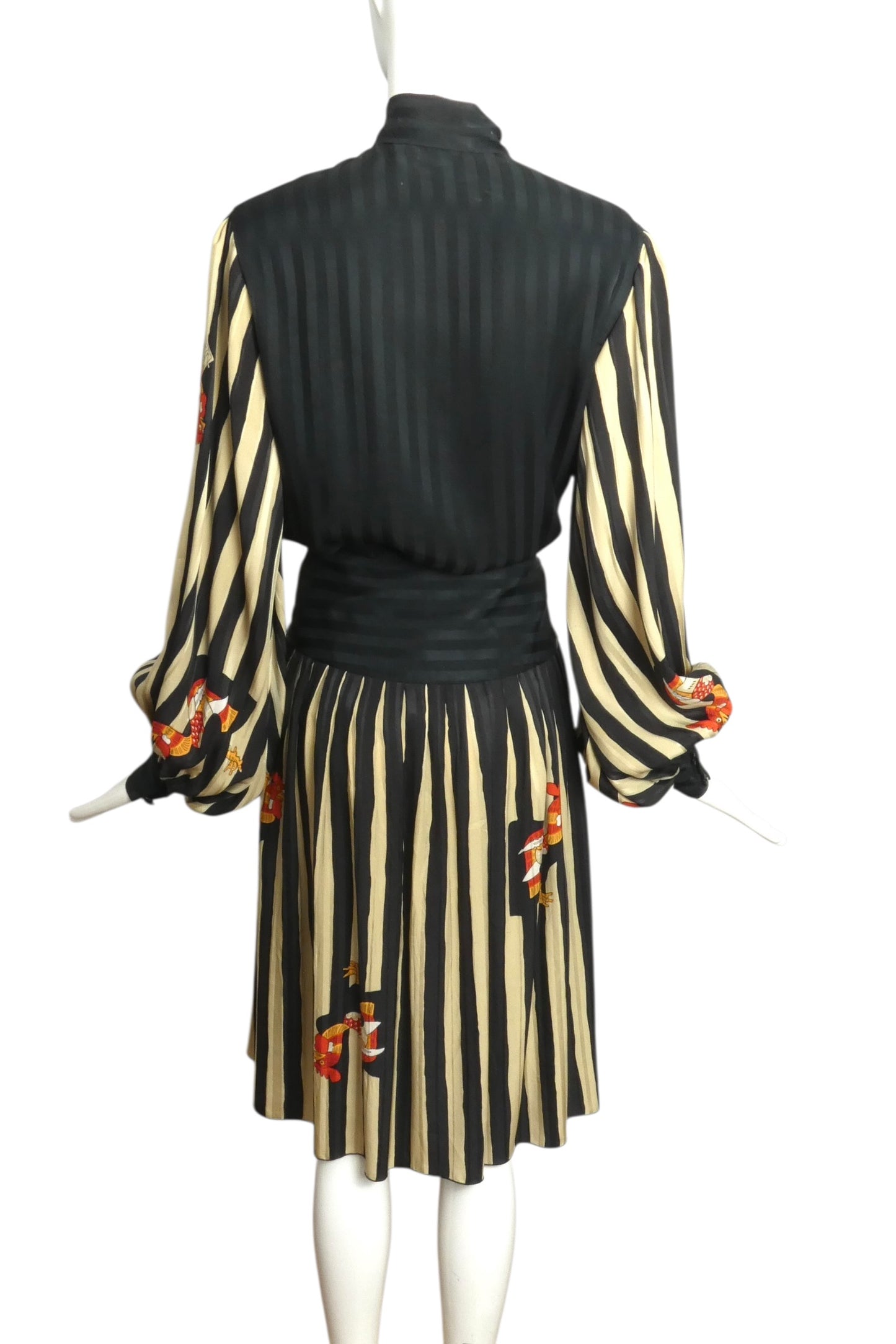 MICHAELE VOLLBRACHT- 1982 2pc Jacquard Skirt Ensemble, Size 8