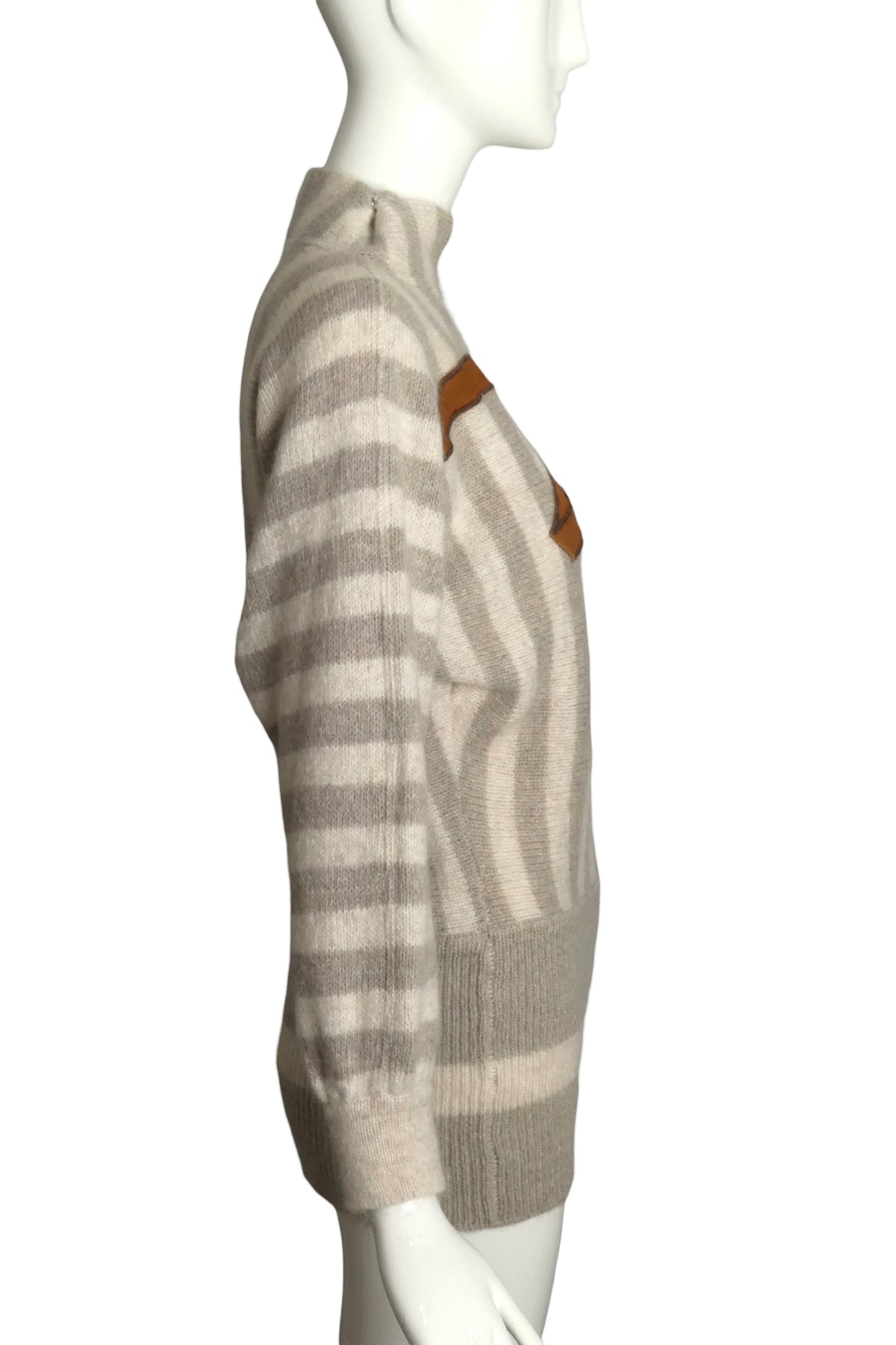 ICEBERG- 1980s Wool Blend Mock Neck Sweater, Size 8