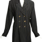TODD OLDHAM- 1995 Pinstripe Double Breasted Blazer, Size 12