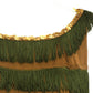 1950s Green Fringe Dress, Size 4