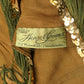 1950s Green Fringe Dress, Size 4