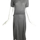 2023 Knit & Chiffon Dress, Size 8