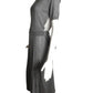 2023 Knit & Chiffon Dress, Size 8