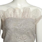 GIORGIO SANT'ANGELO- 1983 4pc Silver Lace Cocktail Ensemble, Size 4