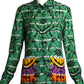 1960s Silk Blouse & Pant Ensemble, Size-4