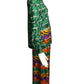 1960s Silk Blouse & Pant Ensemble, Size-4