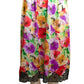 1980s Floral Satin & Lace Slip, Size-8
