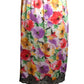 1980s Floral Satin & Lace Slip, Size-8