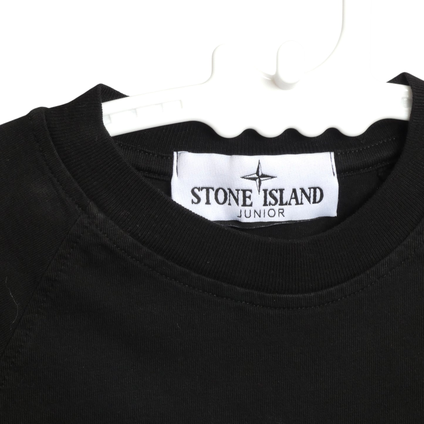 Black Embroidered T-Shirt, Size 4