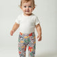 Multi Color Print Cotton Joggers, Size 18 Months