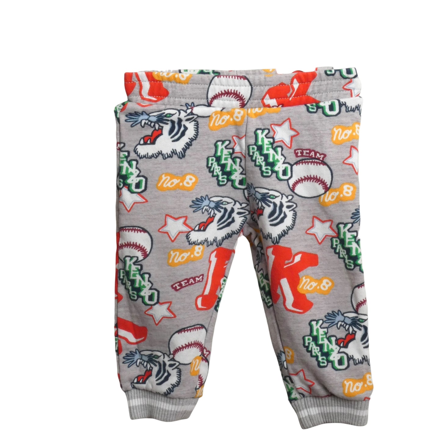 Multi Color Print Cotton Joggers, Size 18 Months