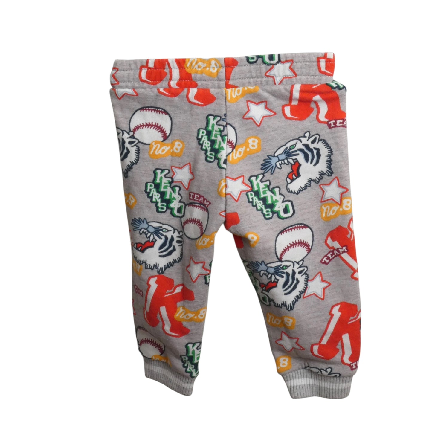 Multi Color Print Cotton Joggers, Size 18 Months