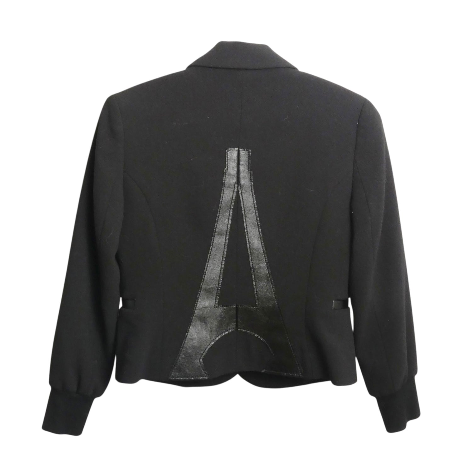 Black Eiffel Tower Blazer, Size 6