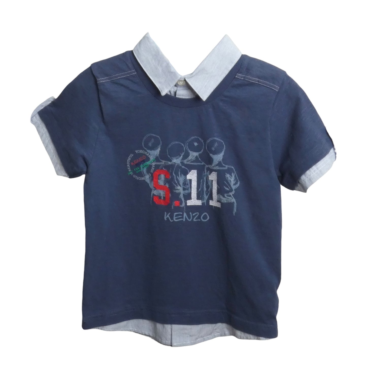 2011 NWT Graphic Print Layered Shirt, Size 5