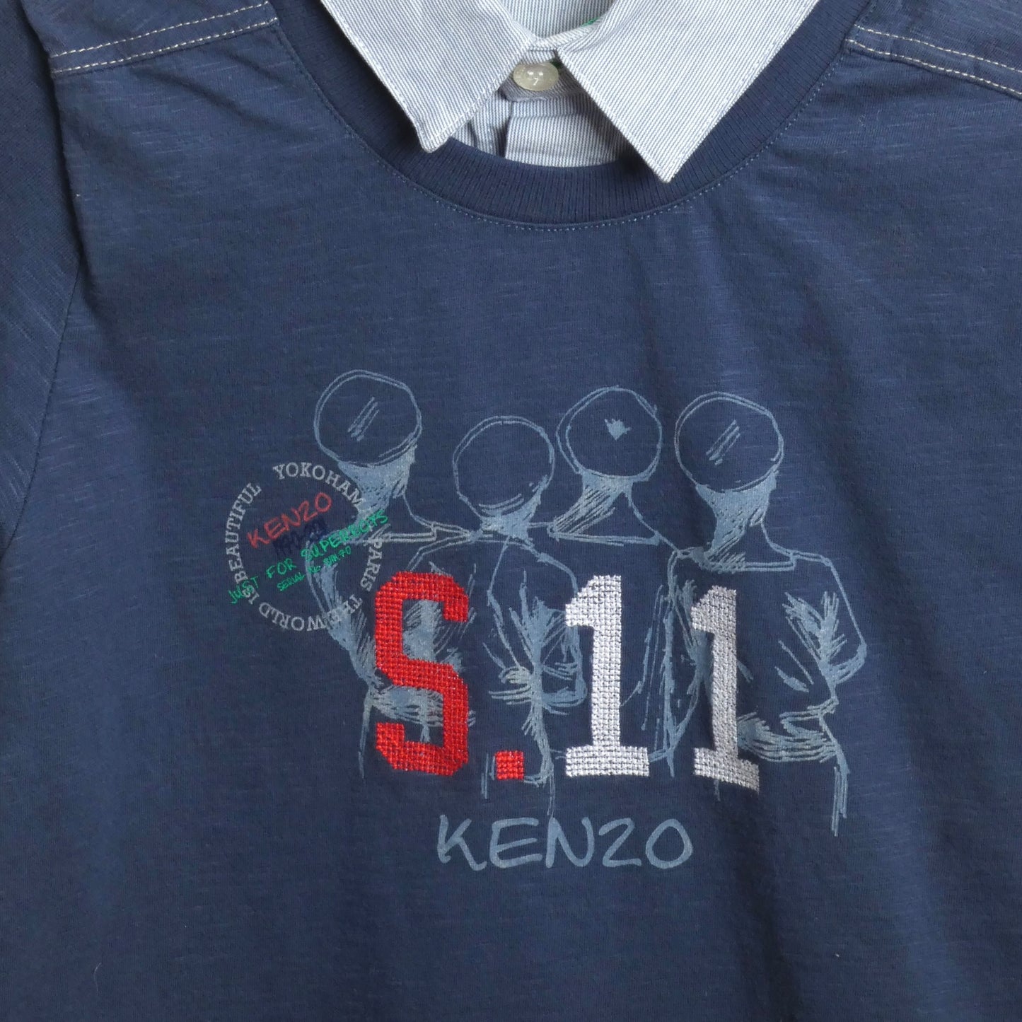 2011 NWT Graphic Print Layered Shirt, Size 5