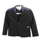Black & Blue Fabric Block Blazer, Size 3