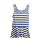 Striped Cotton Jersey Dress, Size 2A