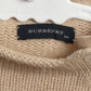 Tan Embroidered "B" Wool Sweater, Size 9 Months