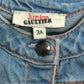 Stonewashed Embroidered Denim Jacket, Size 3