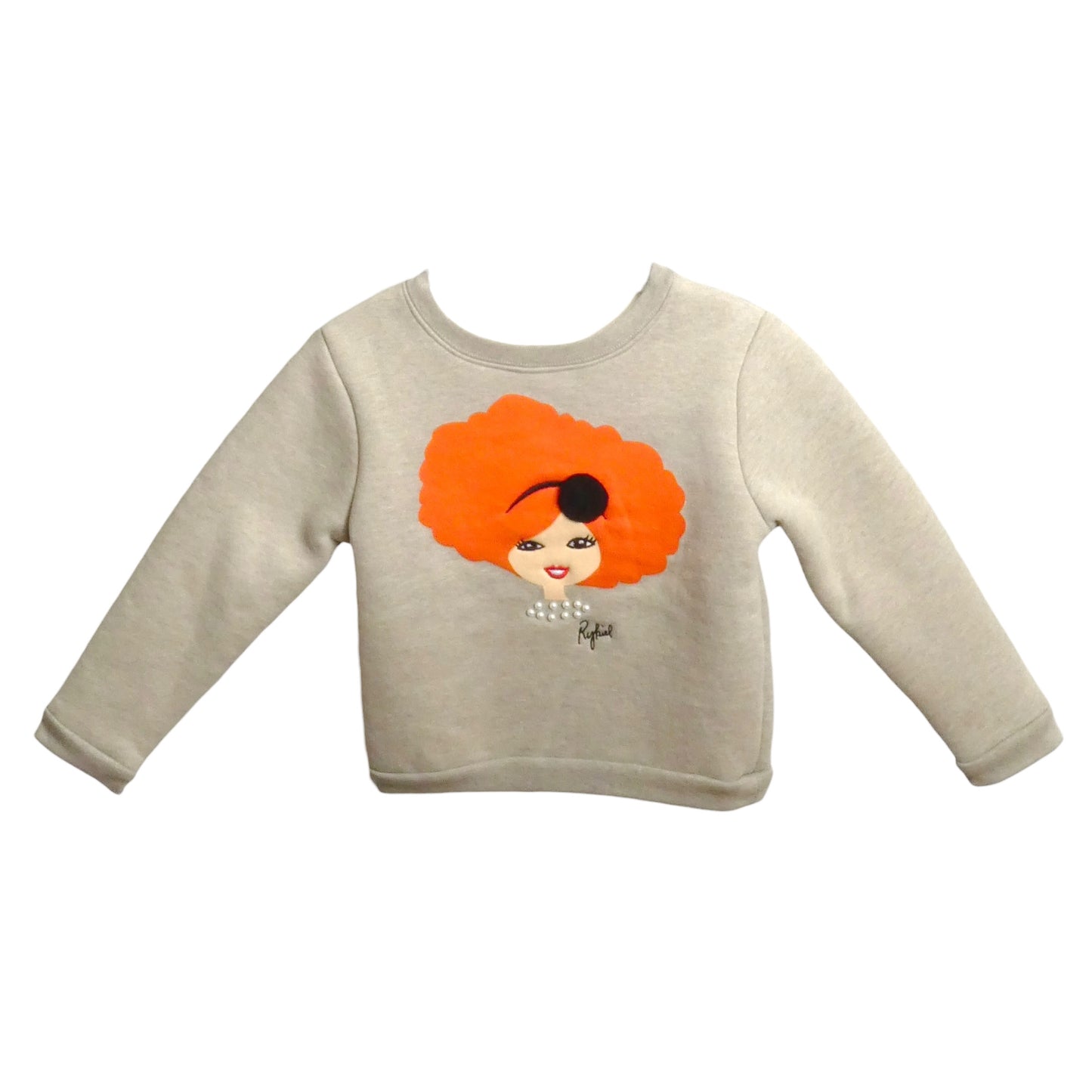 NWT Novelty Print Sweatshirt, Size-6 Years