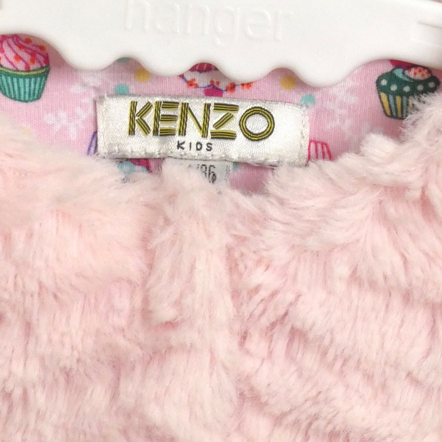 2013 Pink Faux Fur Coat, Size-2 years