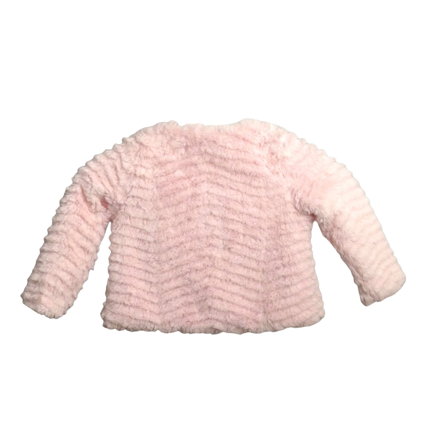 2013 Pink Faux Fur Coat, Size-2 years