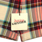 NWT Cuffed Plaid Shorts, Size 4