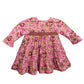 Floral Cotton Dress, Size-2 Years