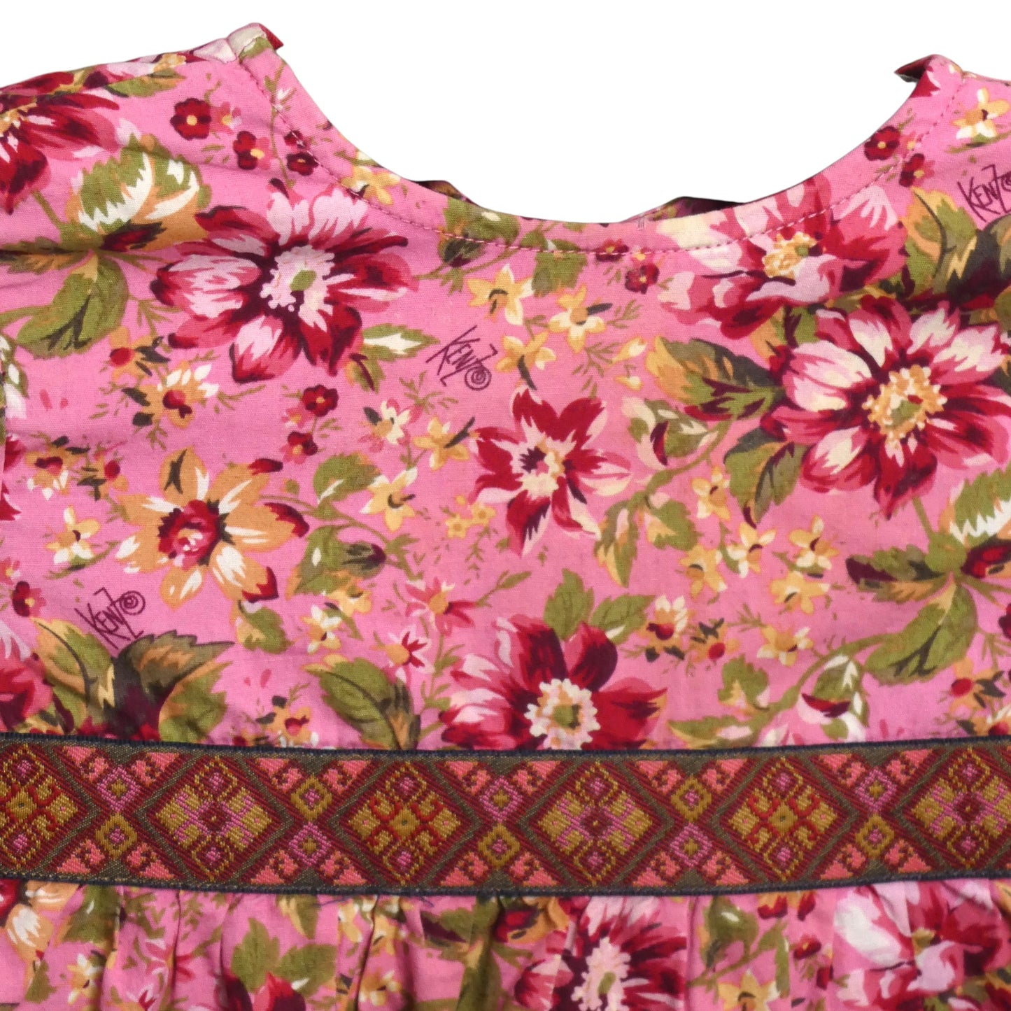 Floral Cotton Dress, Size-2 Years