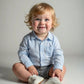 Striped Cotton L/S Shirt, Size 9 Months