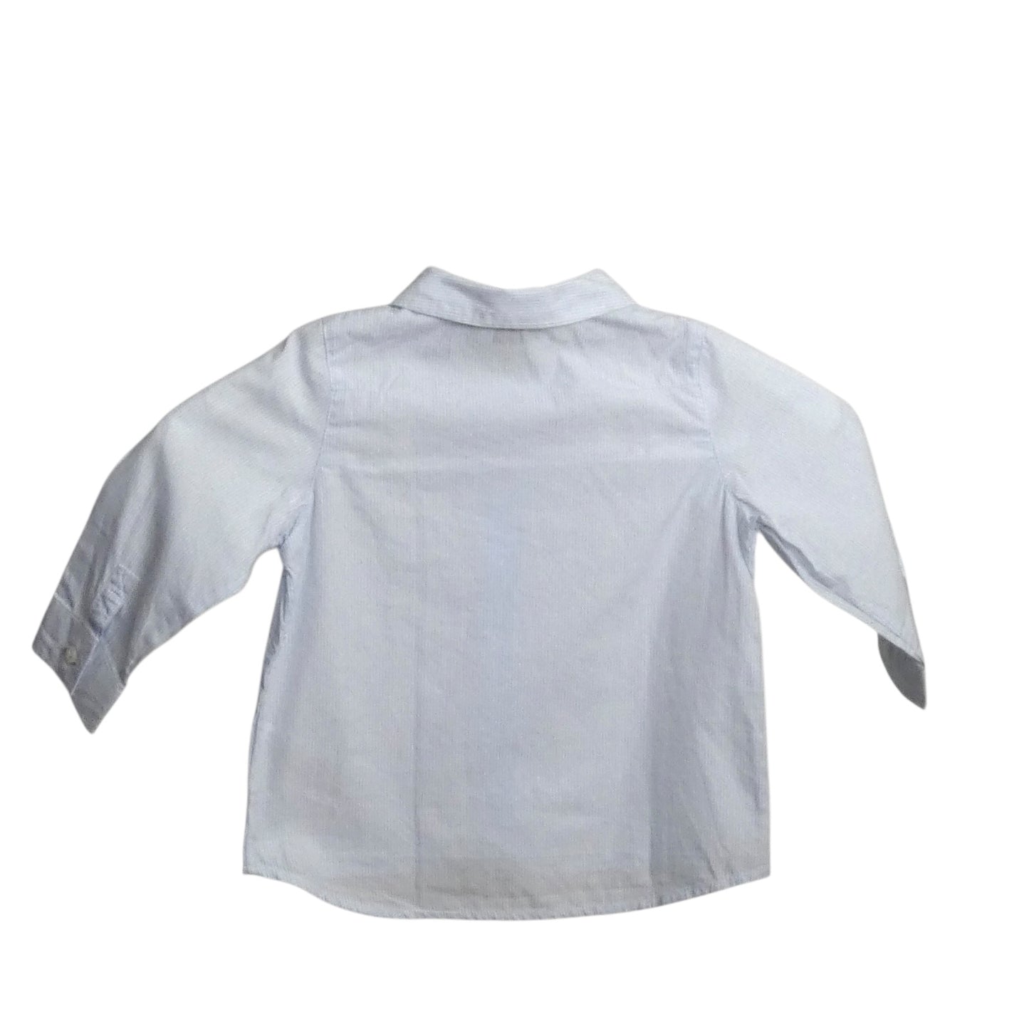 Striped Cotton L/S Shirt, Size 9 Months