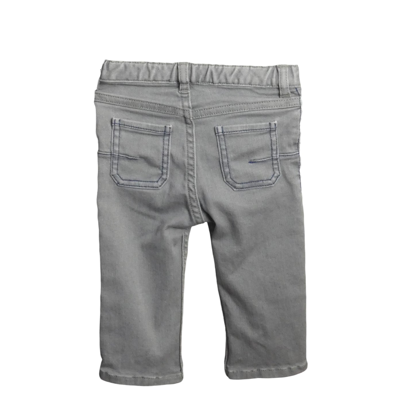 Grey Denim Jeans, Size 9 Months